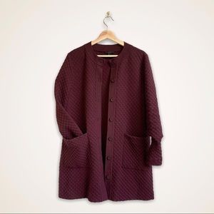 Bordeaux COS cardigan